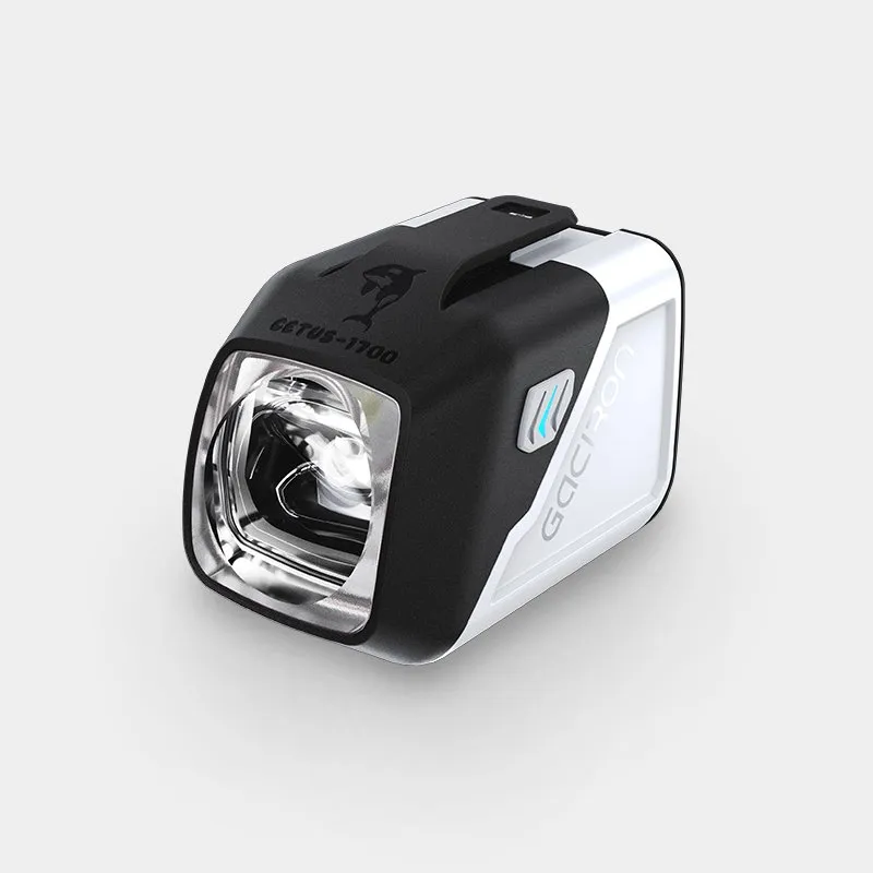 Аэродинамический велосипедный фонарь GACIRON Cetus-1700, белый