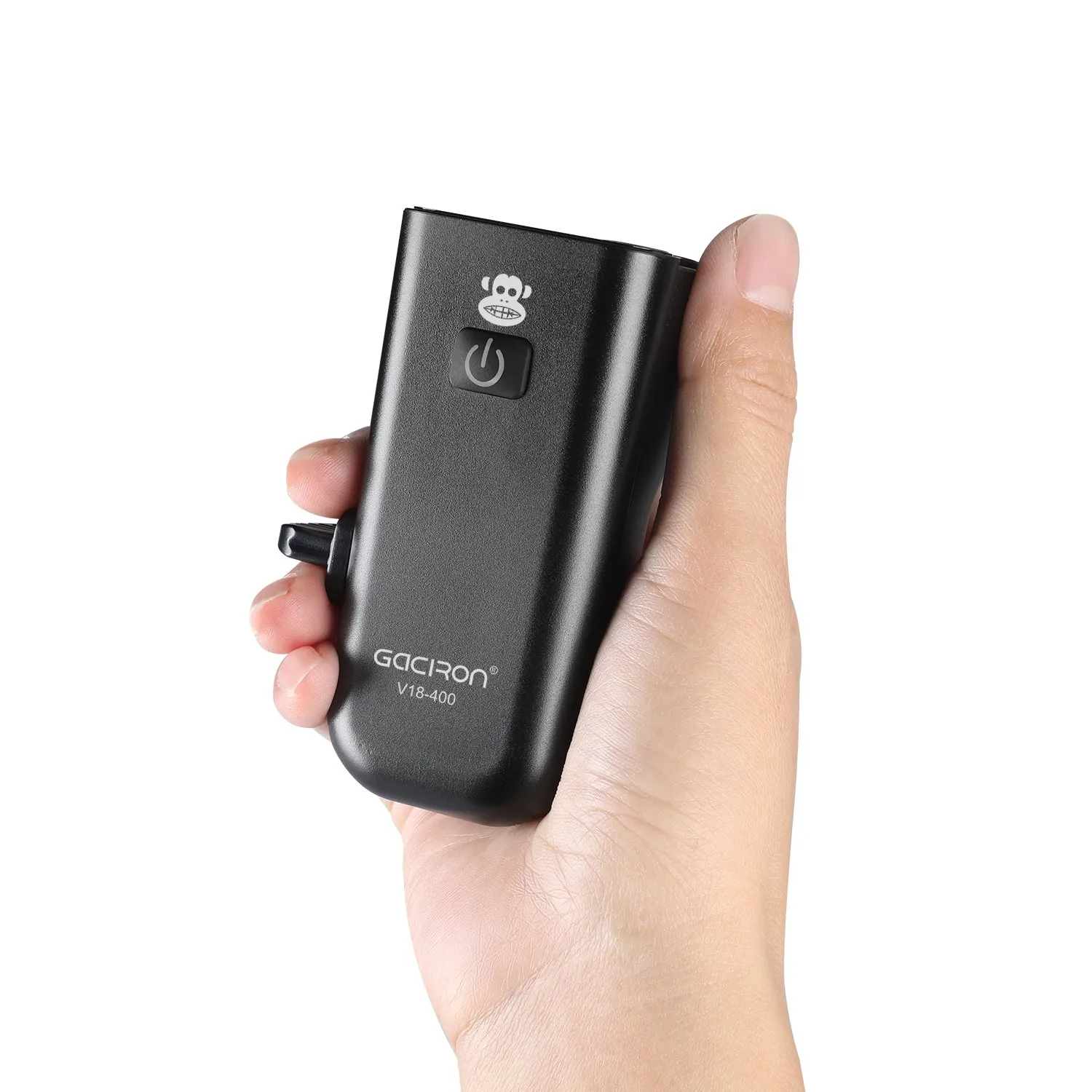 Велосипедный фонарь и гудок 2 в 1 GACIRON V18-400, черный