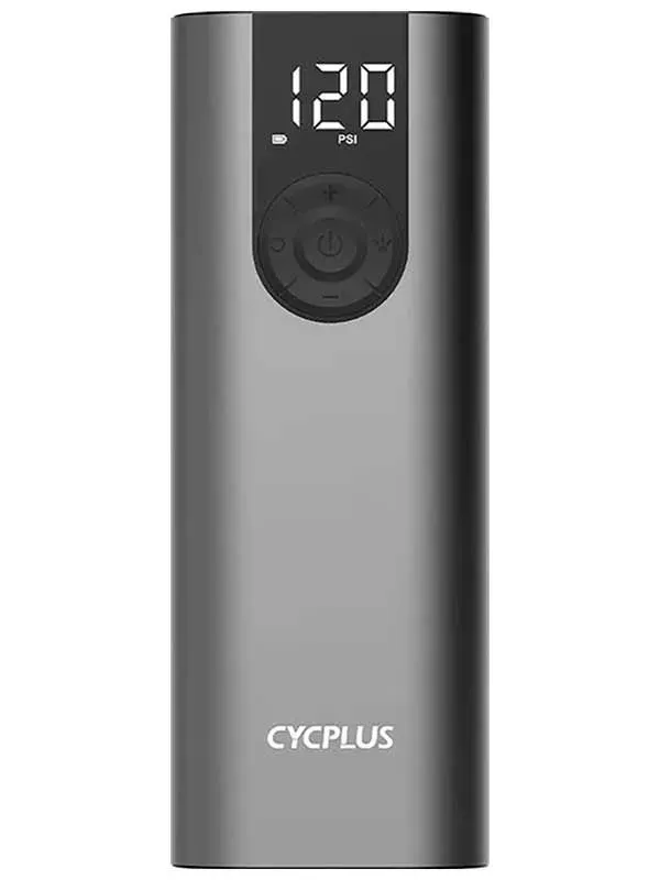 Портативный электрический насос Cycplus A8, 5Вольт, 2600мАч, 150PSI, серебристый