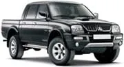 4-дверный Double Cab с 1998 по 2005 на гладкую крышу