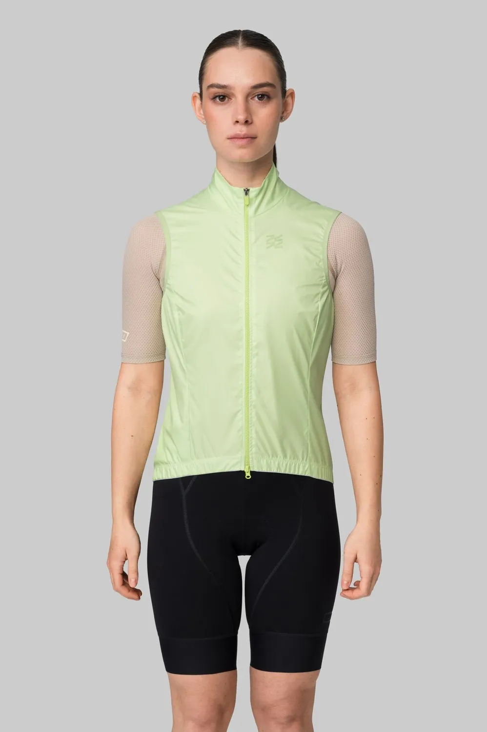 Жилетка ветрозащитная ЭВОЛВ (VTR EVOLVE) Лайм женская