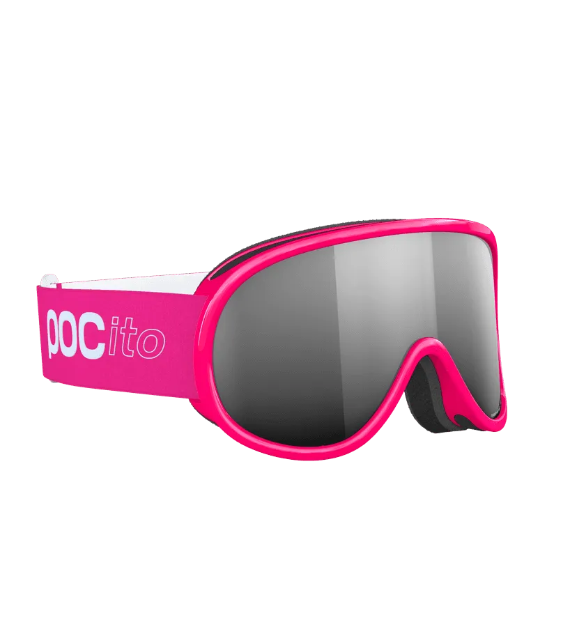 Горнолыжная маска детская POCito Retina Fluorescent Pink/Partly Sunny Silver