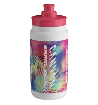 Фляга велосипедная Elite Bottle Fly Teams 2025 Team Canyon Sram, 550ml