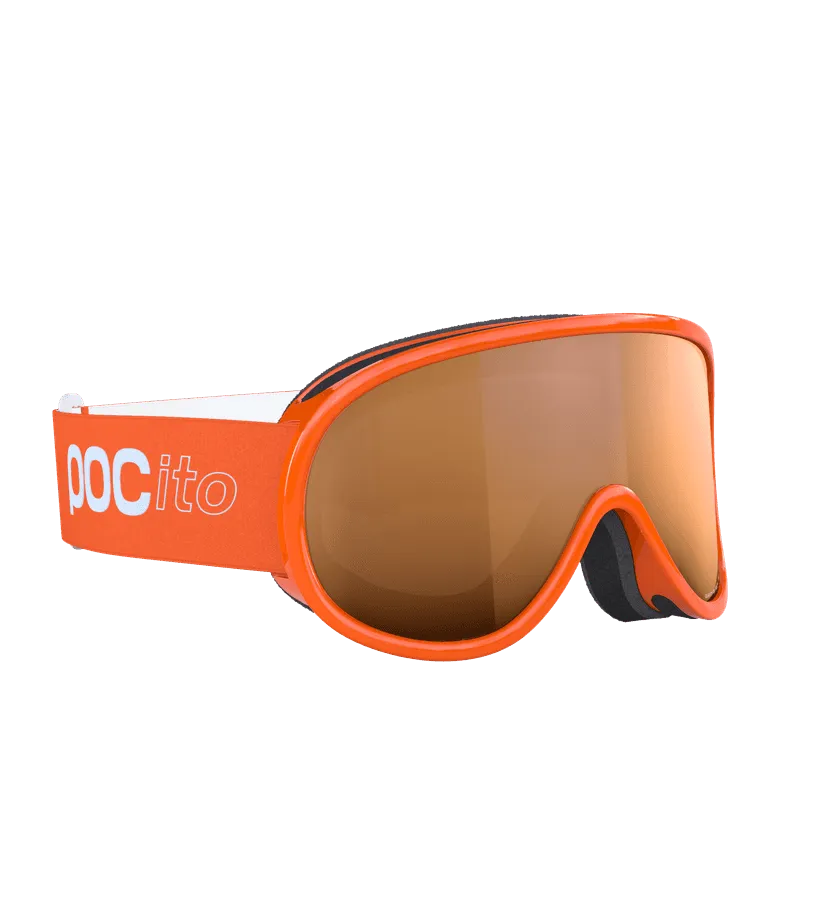 Горнолыжная маска детская POCito Retina Fluorescent Orange/Partly Sunny Light Orange