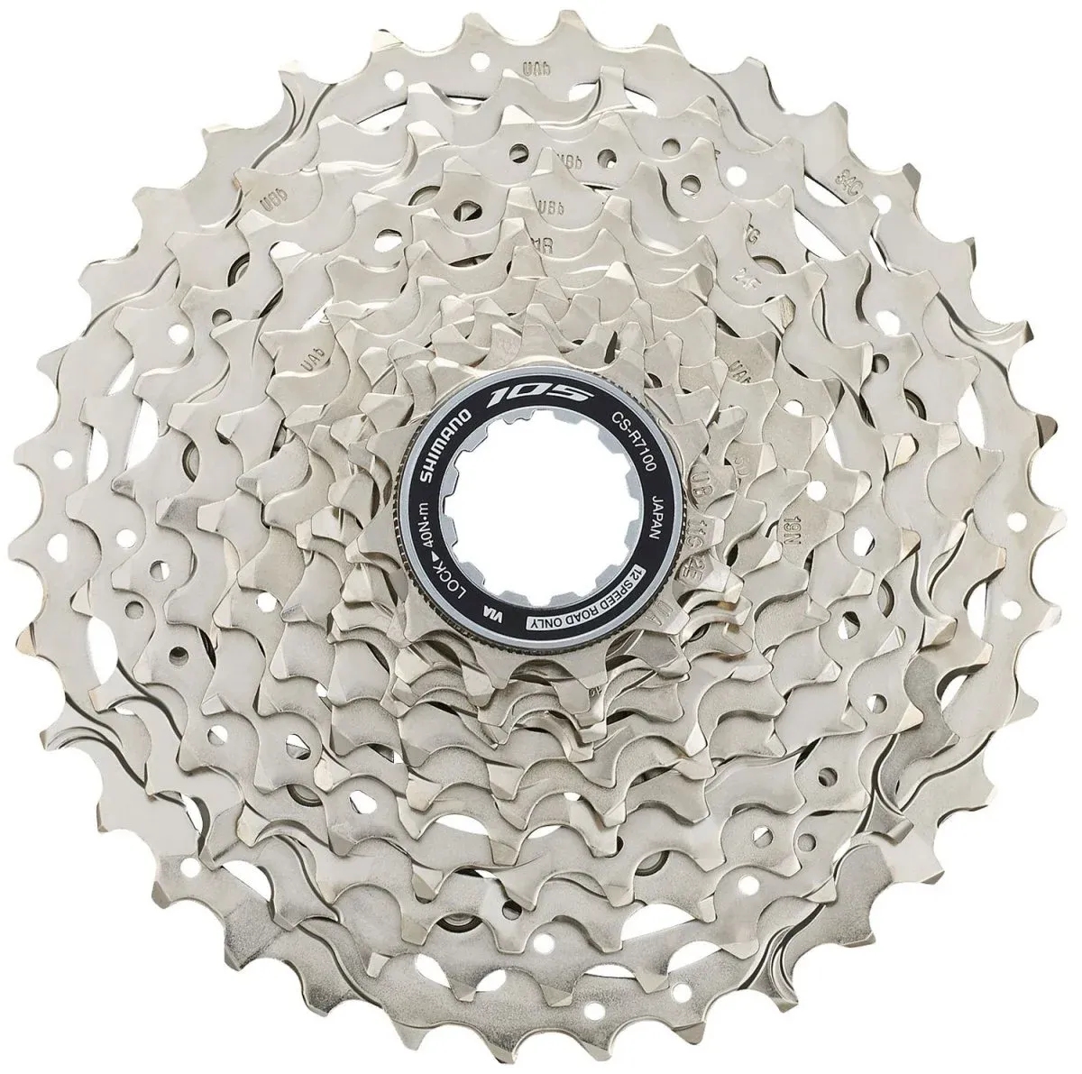 Кассета шоссейная Shimano CS-R7101-12, 11-34T, 12sp