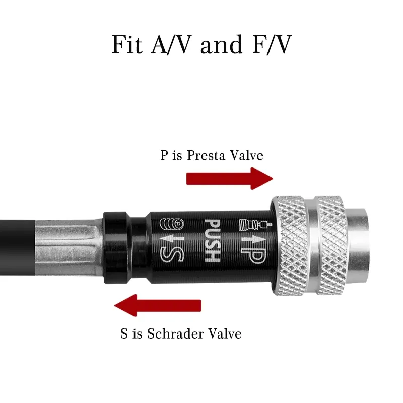 Насос велосипедный портативный ROCKBROS JG-PB-004