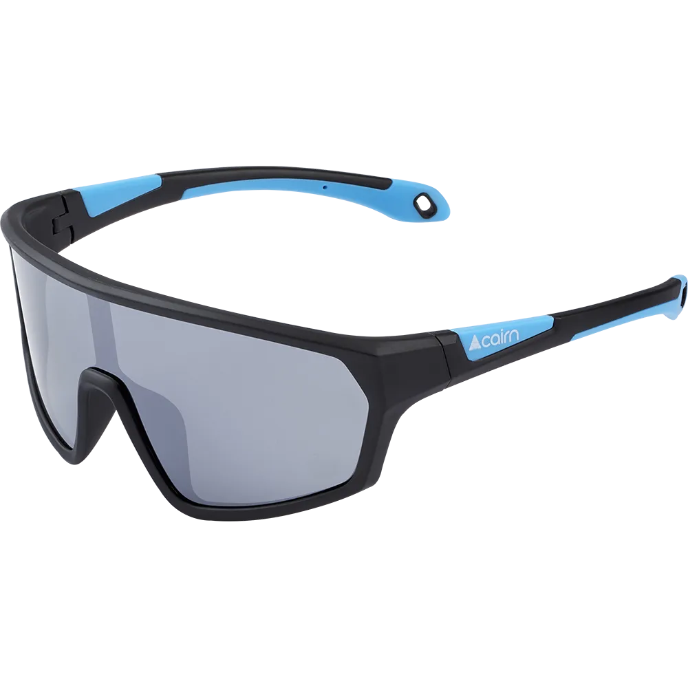 Очки велосипедные CAIRN ROCKET J MAT BLACK AZURE