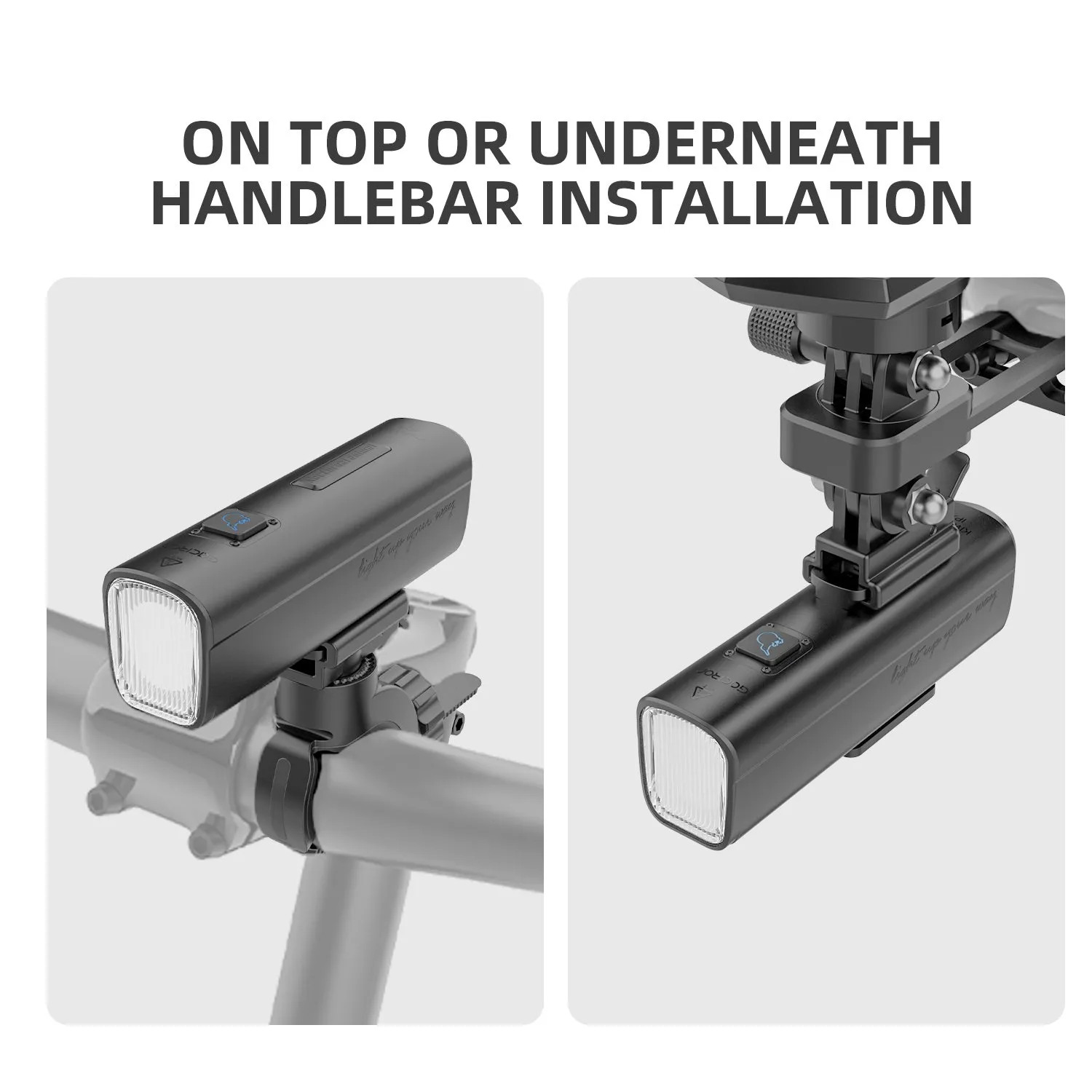 Велосипедный фонарь GACIRON Kiwi-1200, черный