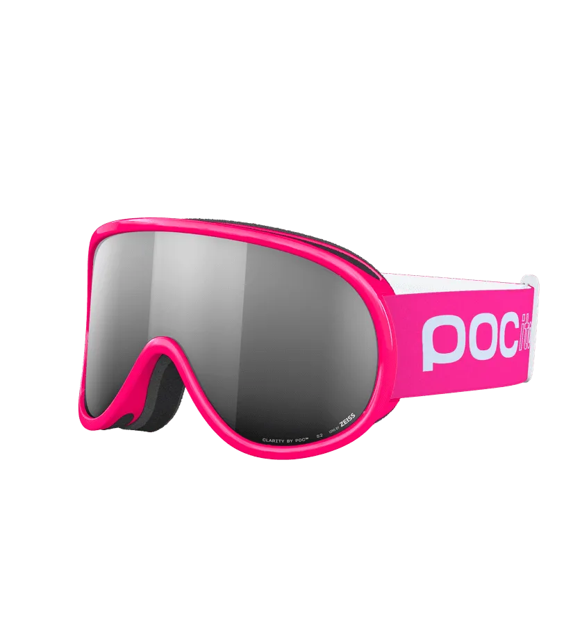 Горнолыжная маска детская POCito Retina Fluorescent Pink/Partly Sunny Silver