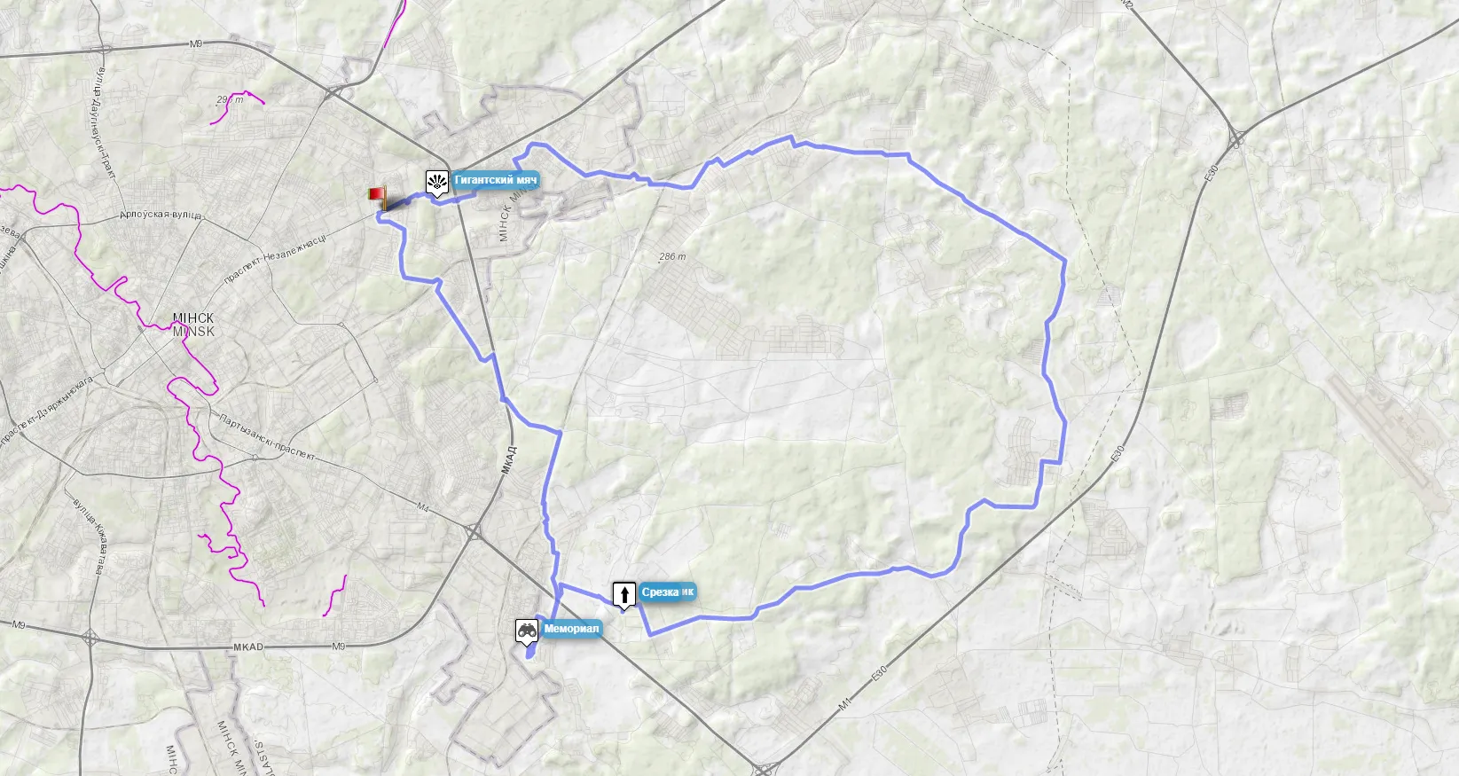 Минск-Тростенец-Волма-Минск