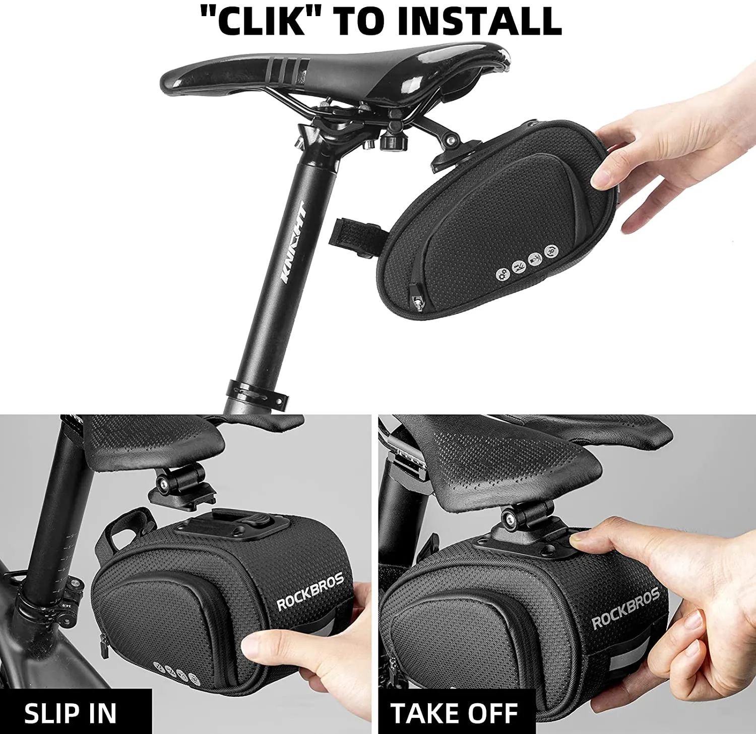 Сумка велосипедная под седло ROCKBROS C40
