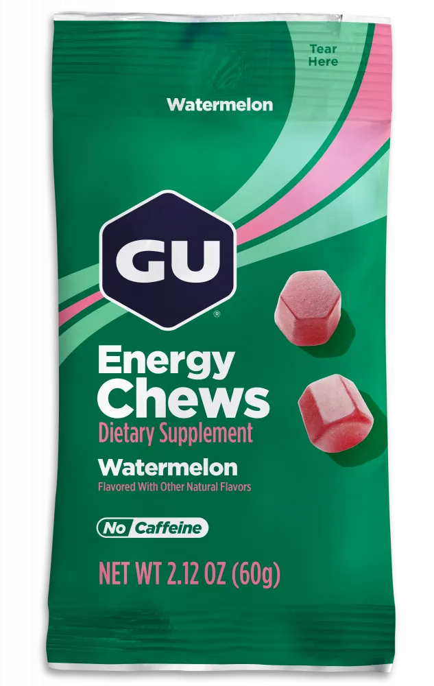 Конфеты жевательные GU Energy Chews Арбуз, 1 шт