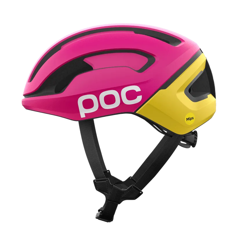 Шлем велосипедный POC Omne Air MIPS Rhos Red Matt/Citrine Yellow Matt