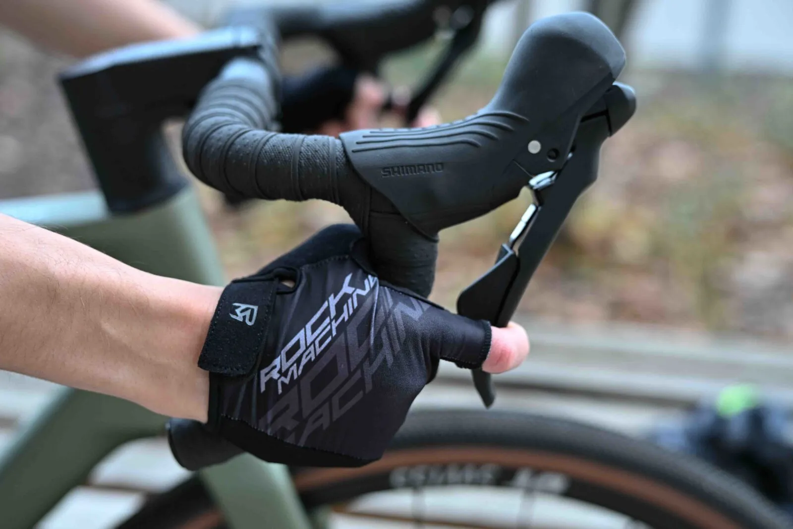 Велоперчатки Rock Machine Race SF Black/Grey