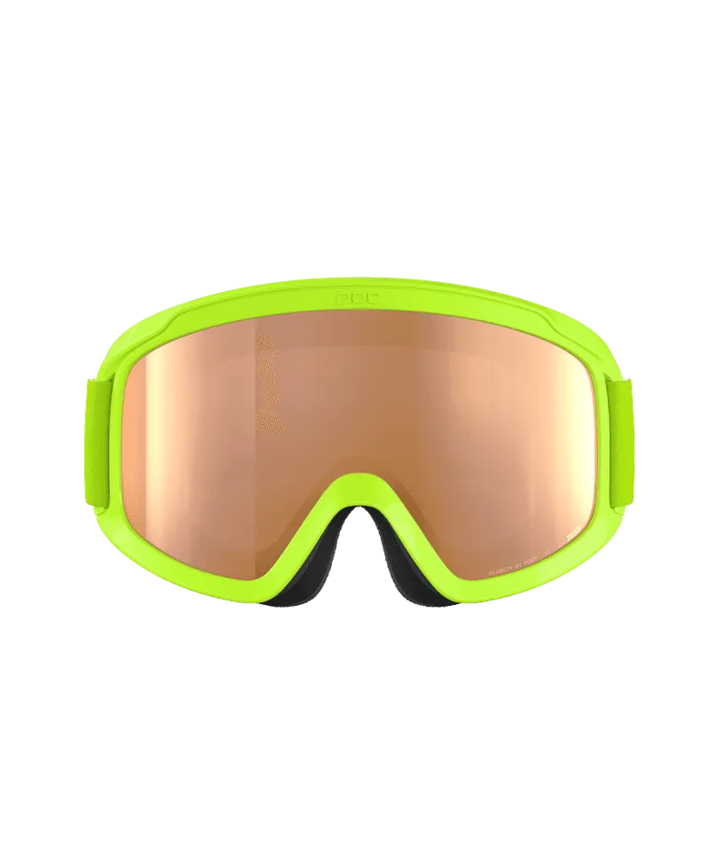 Горнолыжная маска детская POCito Opsin Fluorescent Yellow/Green/Partly Sunny Light Orange