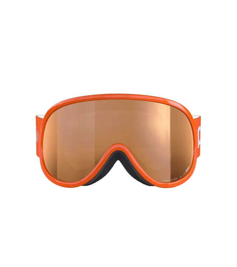 Горнолыжная маска детская POCito Retina Fluorescent Orange/Partly Sunny Light Orange