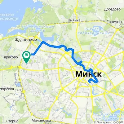 По велодорожке 40 км, Минск