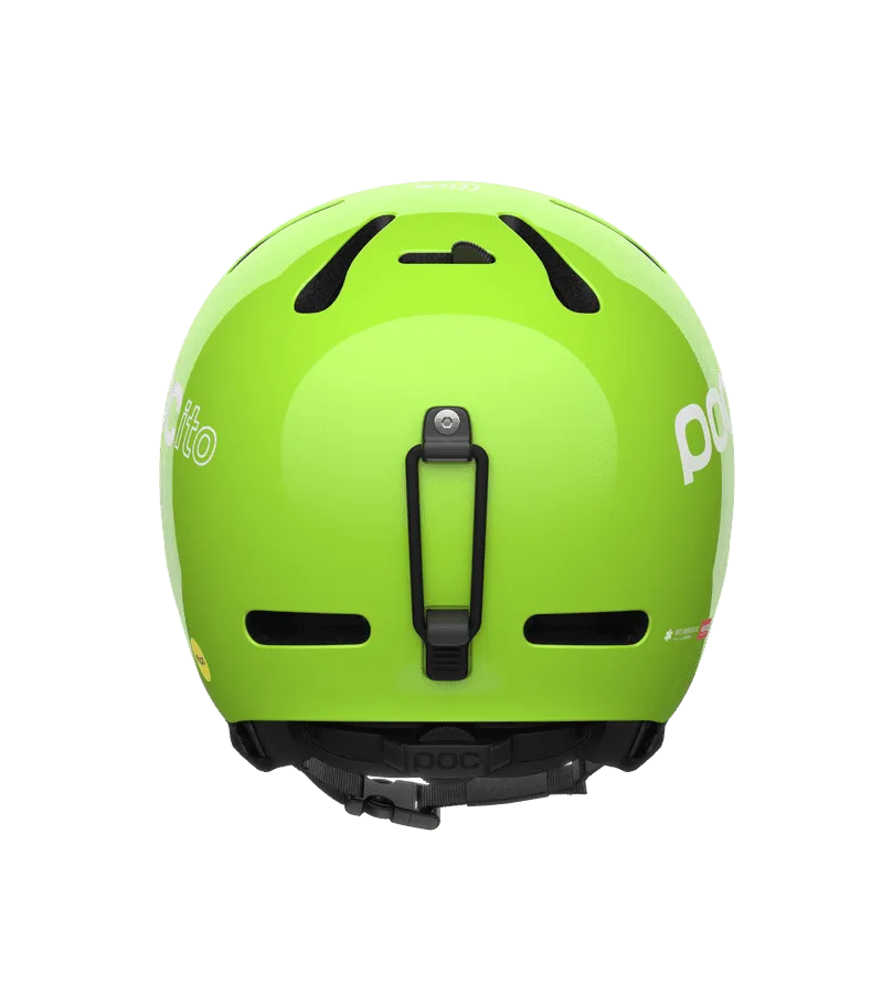 Горнолыжный шлем детский POCito Fornix MIPS Fluorescent Yellow/Green