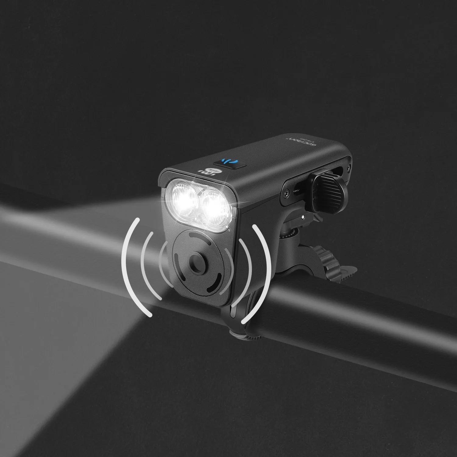 Велосипедный фонарь и гудок 2 в 1 GACIRON V18-400, черный