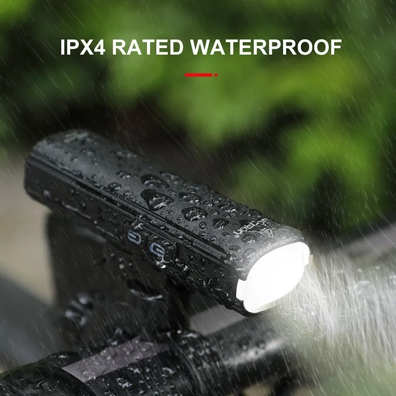 Велосипедный фонарь 2 в 1 GACIRON V20C-600, передний/задний, черный