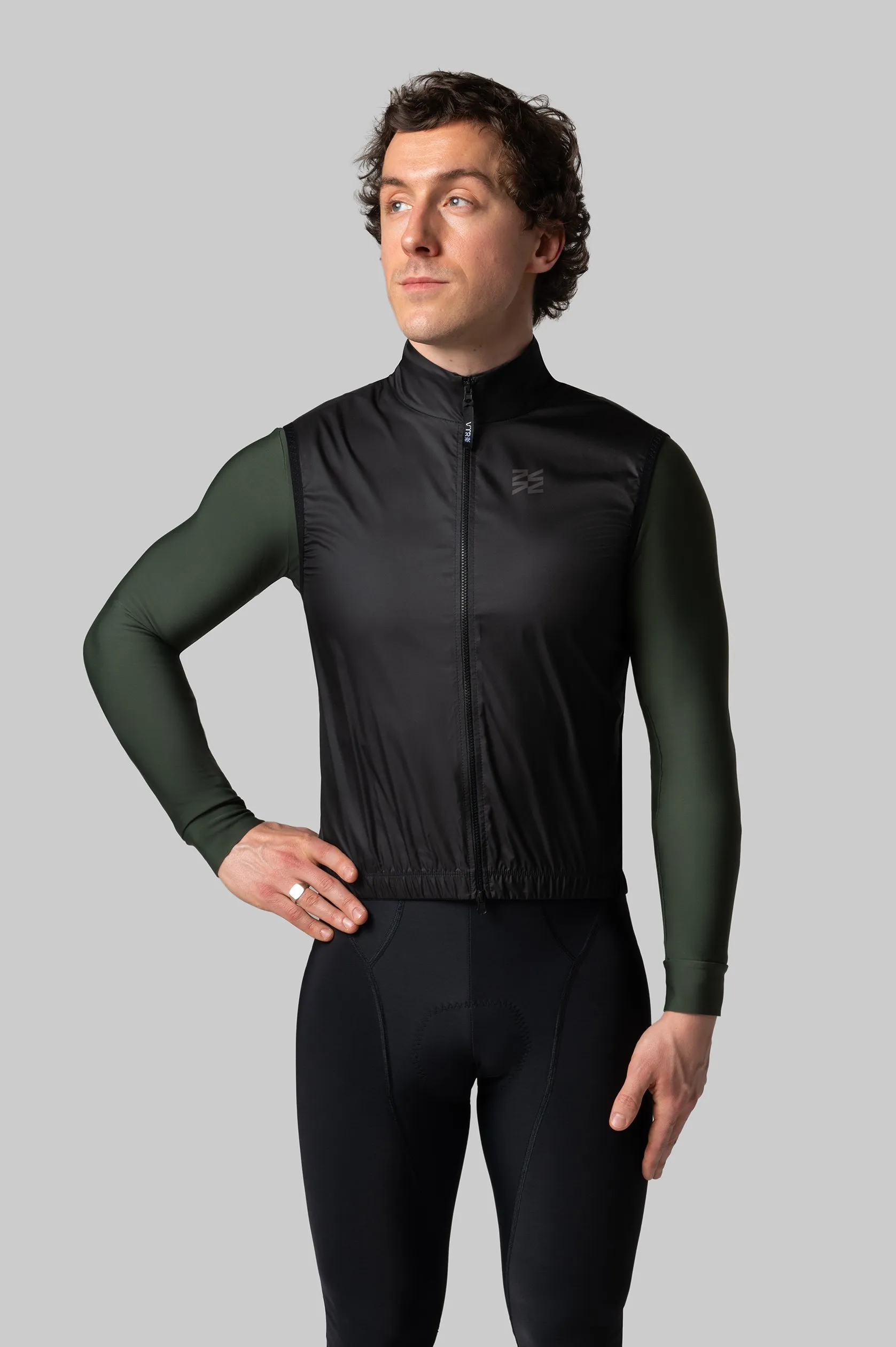 Мужская ветрозащитная жилетка VTR EVOLVE BLACK