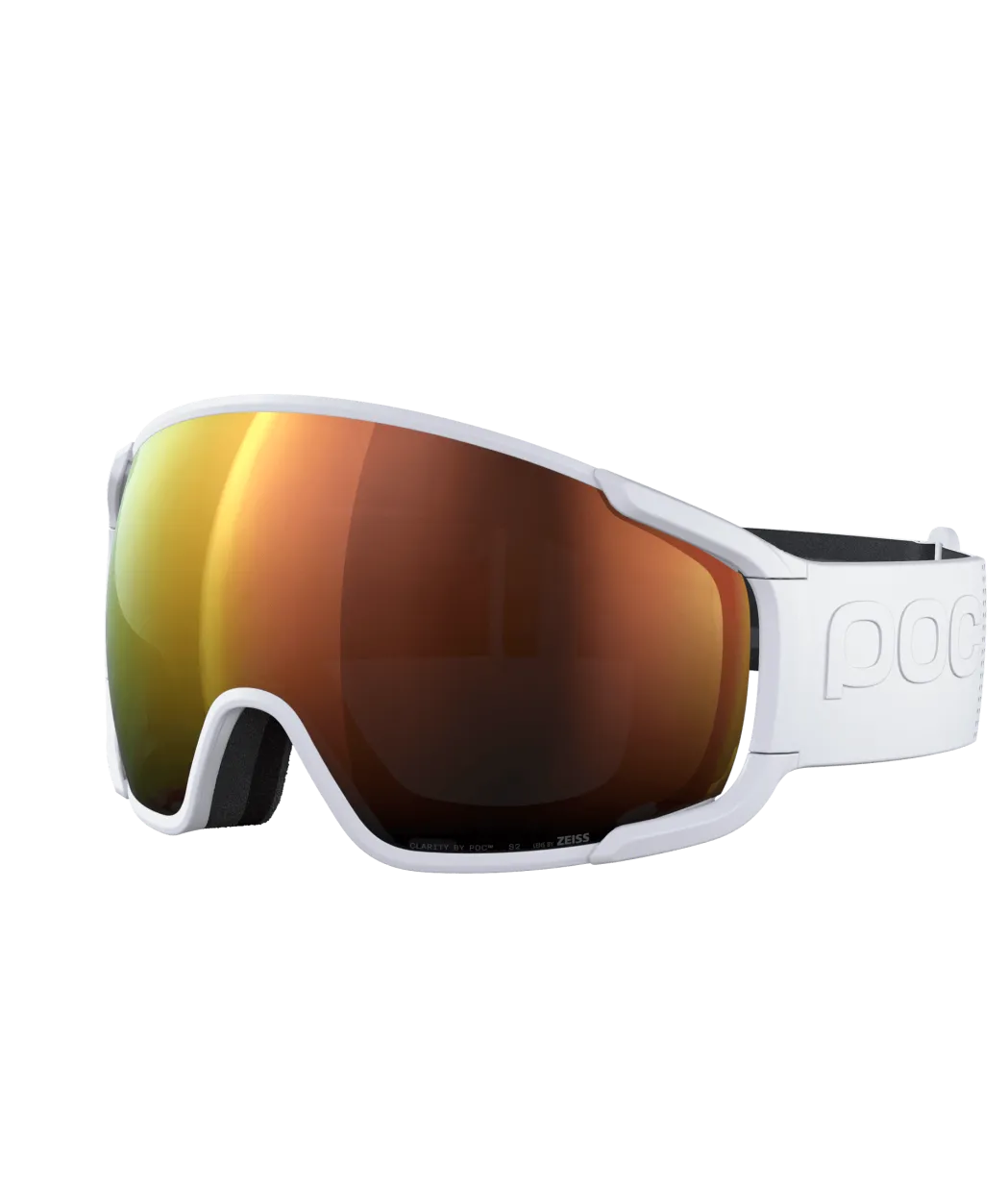 Горнолыжная маска POC Zonula Hydrogen White/Partly Sunny Orange