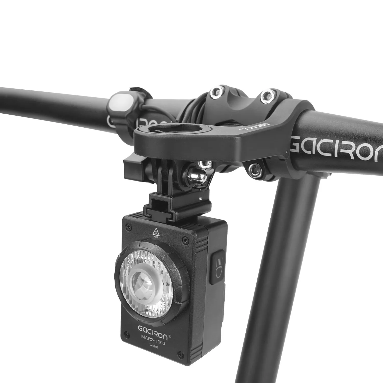 Велосипедный фонарь GACIRON MARS-1000, черный