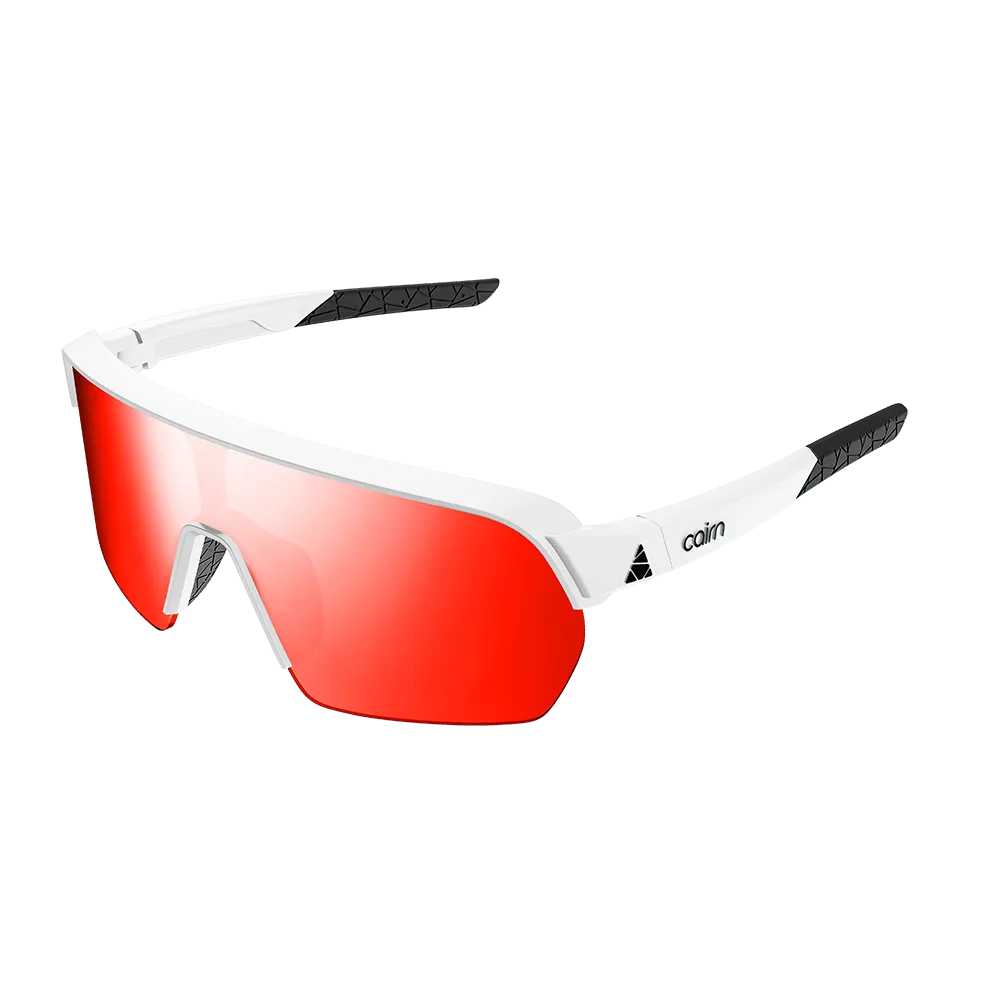 Очки велосипедные CAIRN ROC LIGHT MAT WHITE BLACK