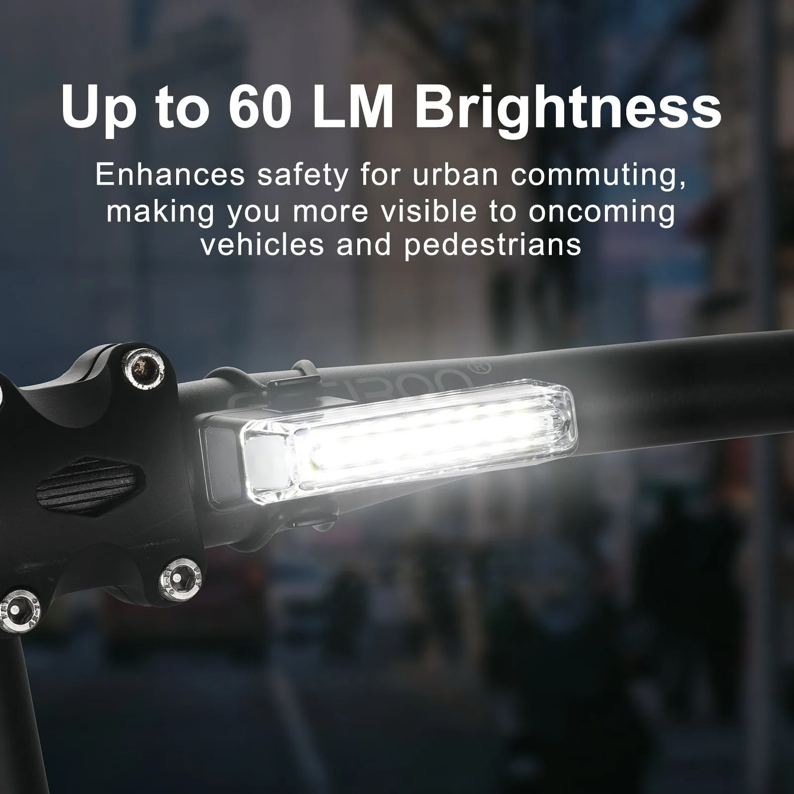 Передний велосипедный фонарь GACIRON W16CW, белый