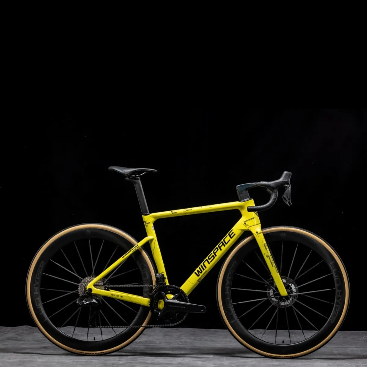 Велосипед Winspace SLC5.0 105 Di2 Yellow/Black
