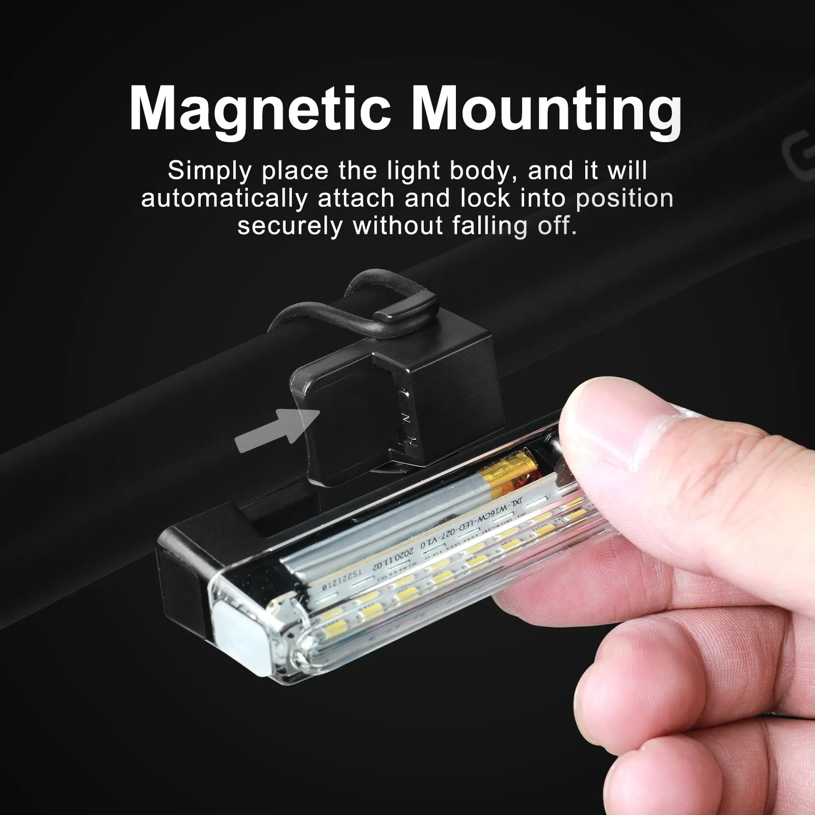 Передний велосипедный фонарь GACIRON W16CW, белый