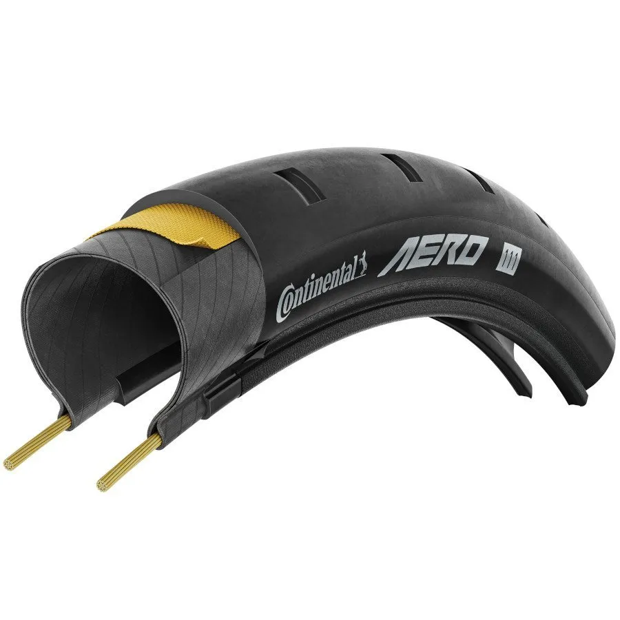Велосипедная покрышка CONTINENTAL 29-622 Aero 111 black/black foldable skin