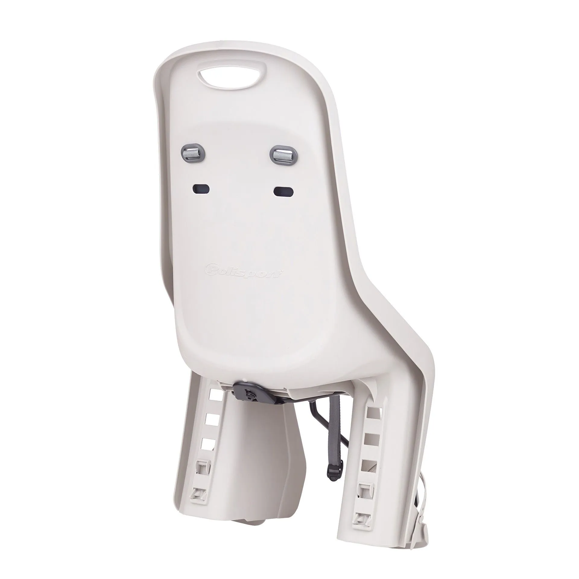 Кресло для перевозки детей на велосипеде Polisport Bubbly Maxi+ 29 (белое)