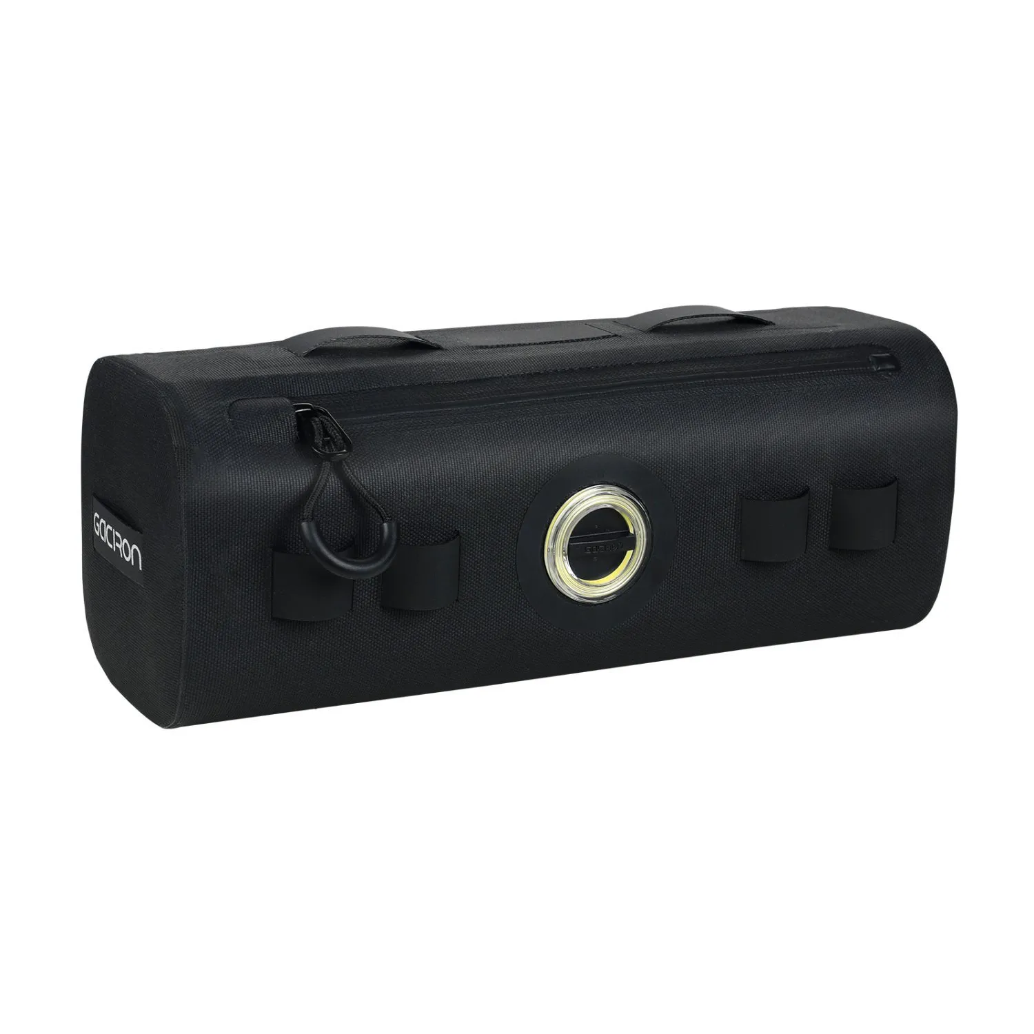 Передняя велосумка c умным фонарем 2 в 1 GACIRON Cathouse-200, крепление на руль, черный