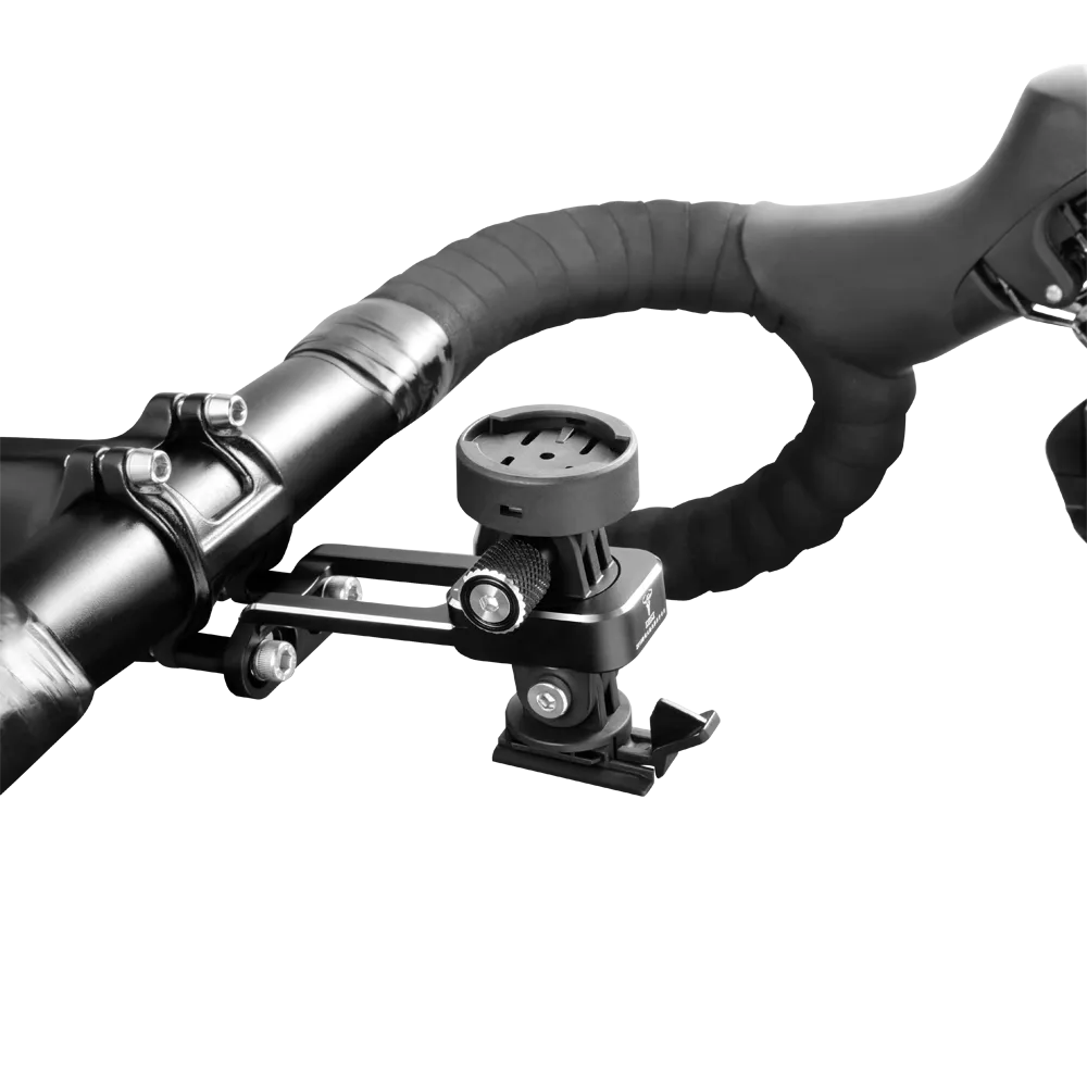 Многофункциональное крепление на руль GACIRON H12 для велофонарей GACIRON, для велокомпьютеров Garmin и камер GoPro, под руль