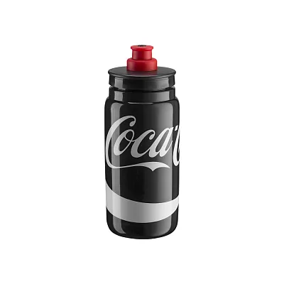 Фляга велосипедная Elite Fly Coca-Cola / 550мл / Черный