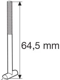 THULE запчасть 50554 для велокрепления (винт Thule M6x64,5 мм)