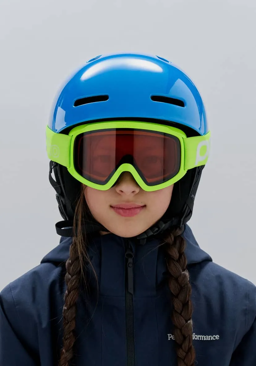 Горнолыжная маска детская POCito Opsin Fluorescent Yellow/Green/Partly Sunny Light Orange