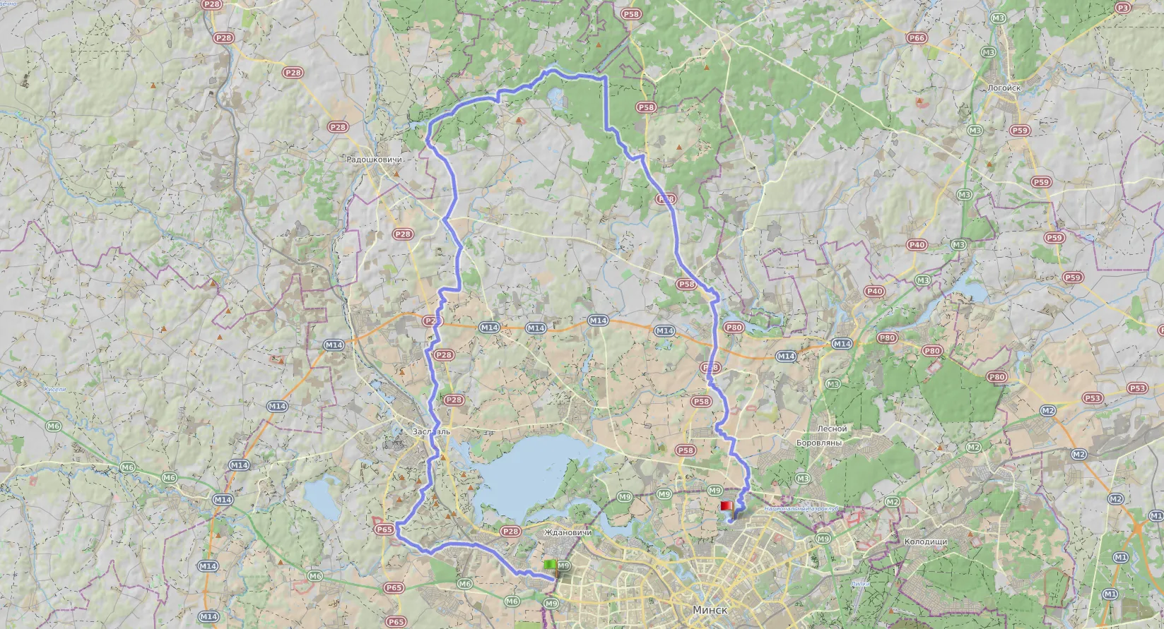 Каменная Горка -Удра -Цнянка