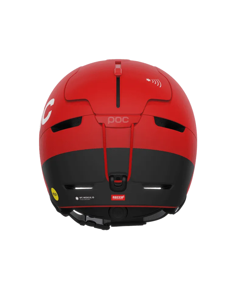 Горнолыжный шлем POC Obex BC MIPS Prismane Red Matt