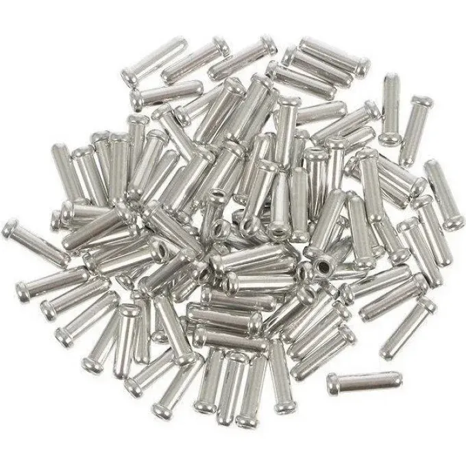 Концевик алюминиевый для троса переключателя Shimano (100шт);