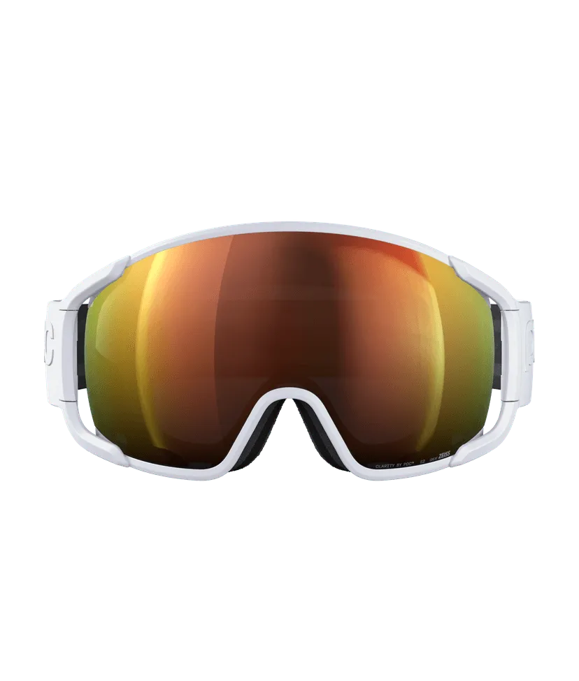 Горнолыжная маска POC Zonula Hydrogen White/Partly Sunny Orange