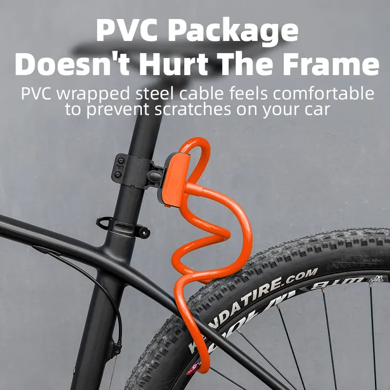 Замок велосипедный ROCKBROS RKS515-BK