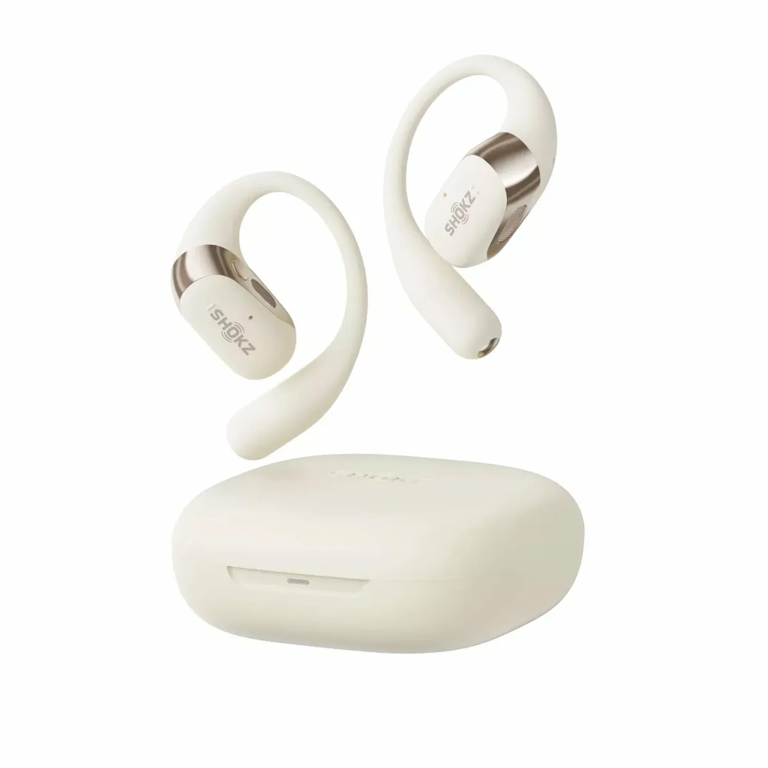 Беспроводные наушники SHOKZ OpenFit 2, бежевый