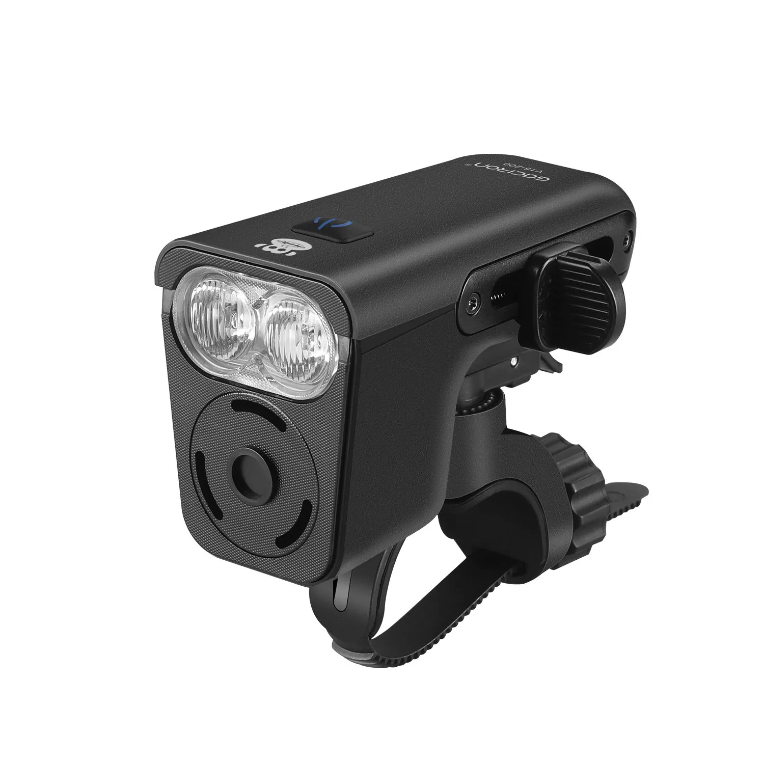 Велосипедный фонарь и гудок 2 в 1 GACIRON V18-400, черный