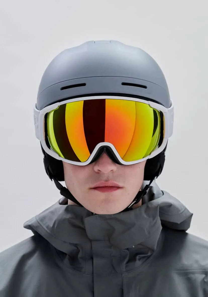 Горнолыжная маска POC Zonula Hydrogen White/Partly Sunny Orange