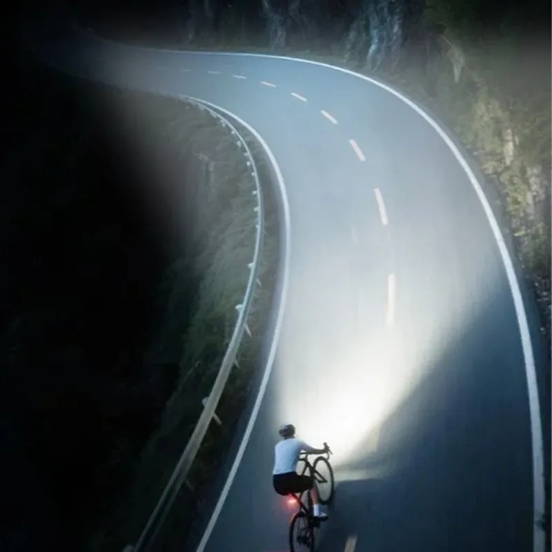 Аэродинамический велосипедный фонарь GACIRON Cetus-1700, белый