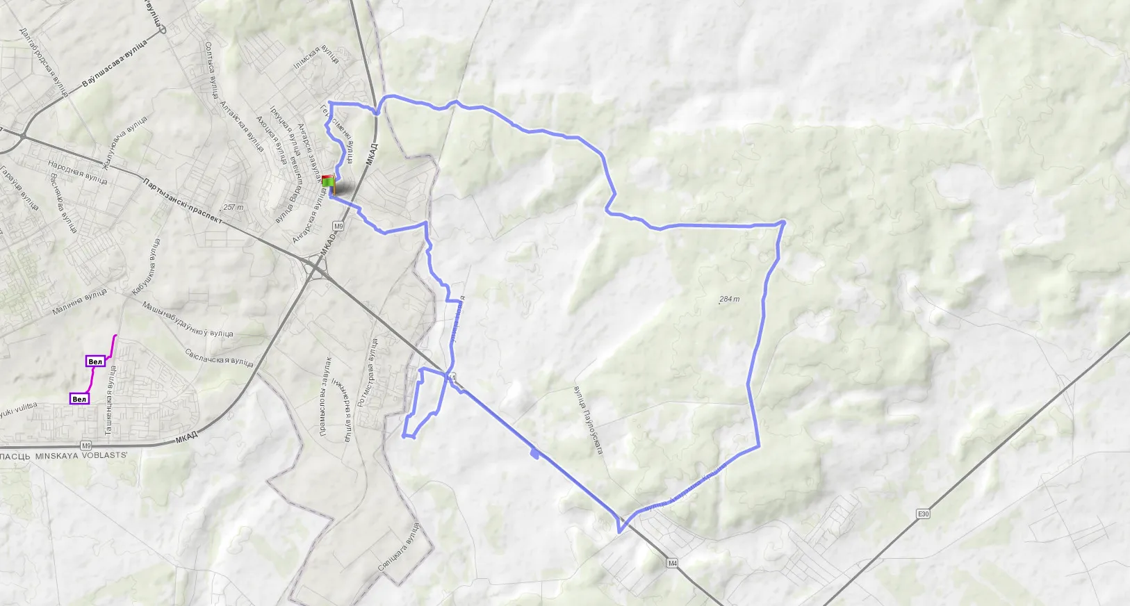 Трасса MTB  Palihon