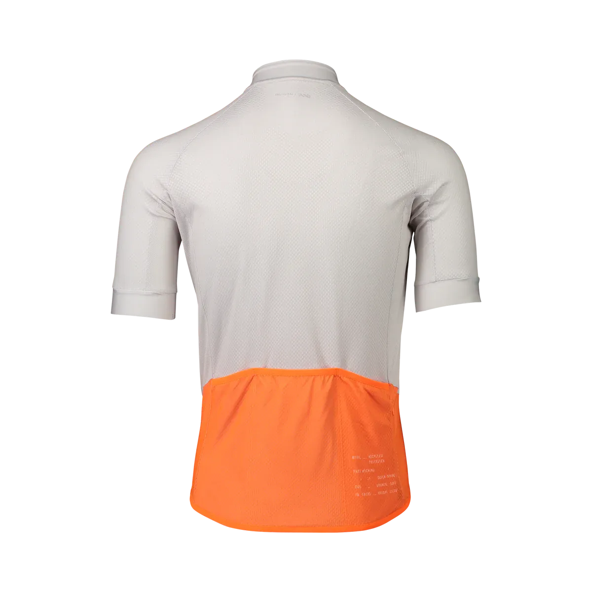 Веломайка POC M'S ESSENTIAL ROAD LOGO JERSEY Granite Grey/Zink Orange