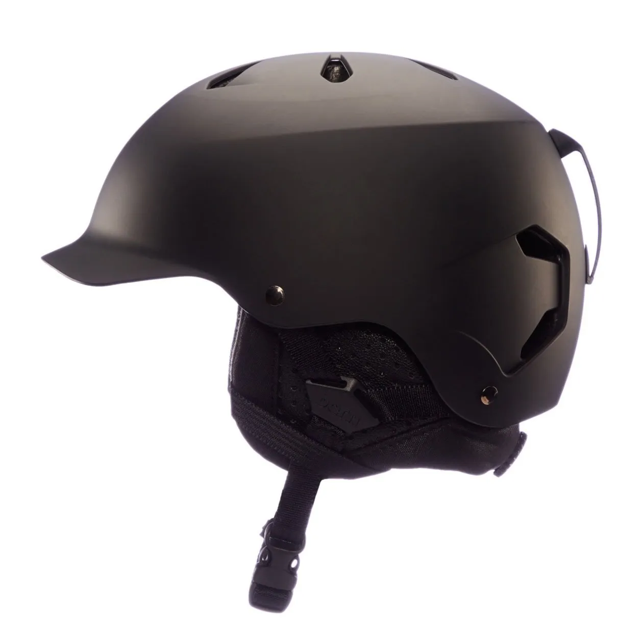 Шлем BERN Watts Classic Matte Black Winter Liner